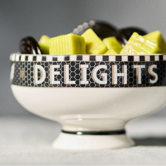 Anthropologie Other - New Anthropologie The Bistro Tile Stoneware Nut Bowl